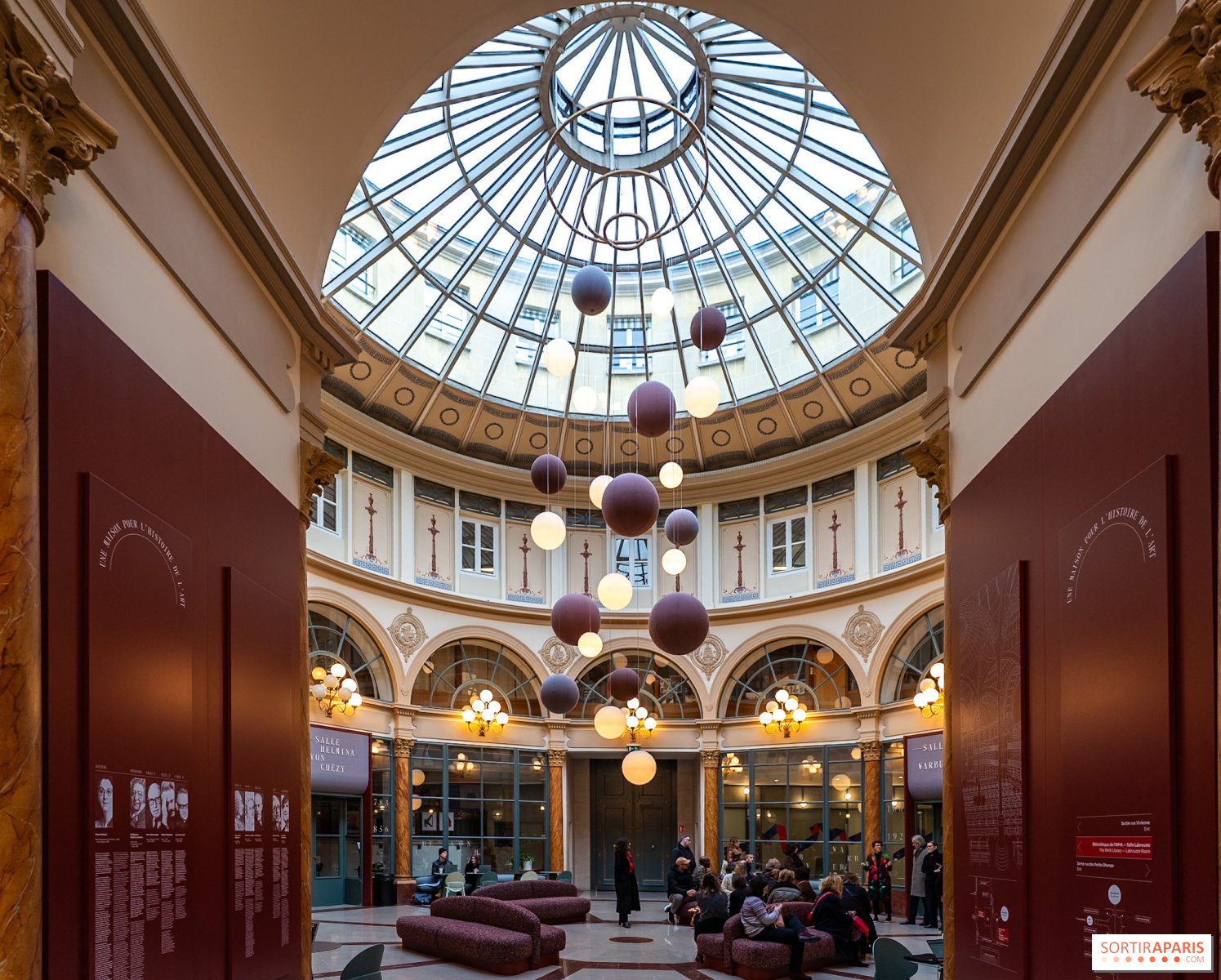Galerie Colbert rotunda, reached through the visitor entrance at 2 rue Vivienne or 6 rue des Petits-Champs, 75002 Paris, when public access is permitted.