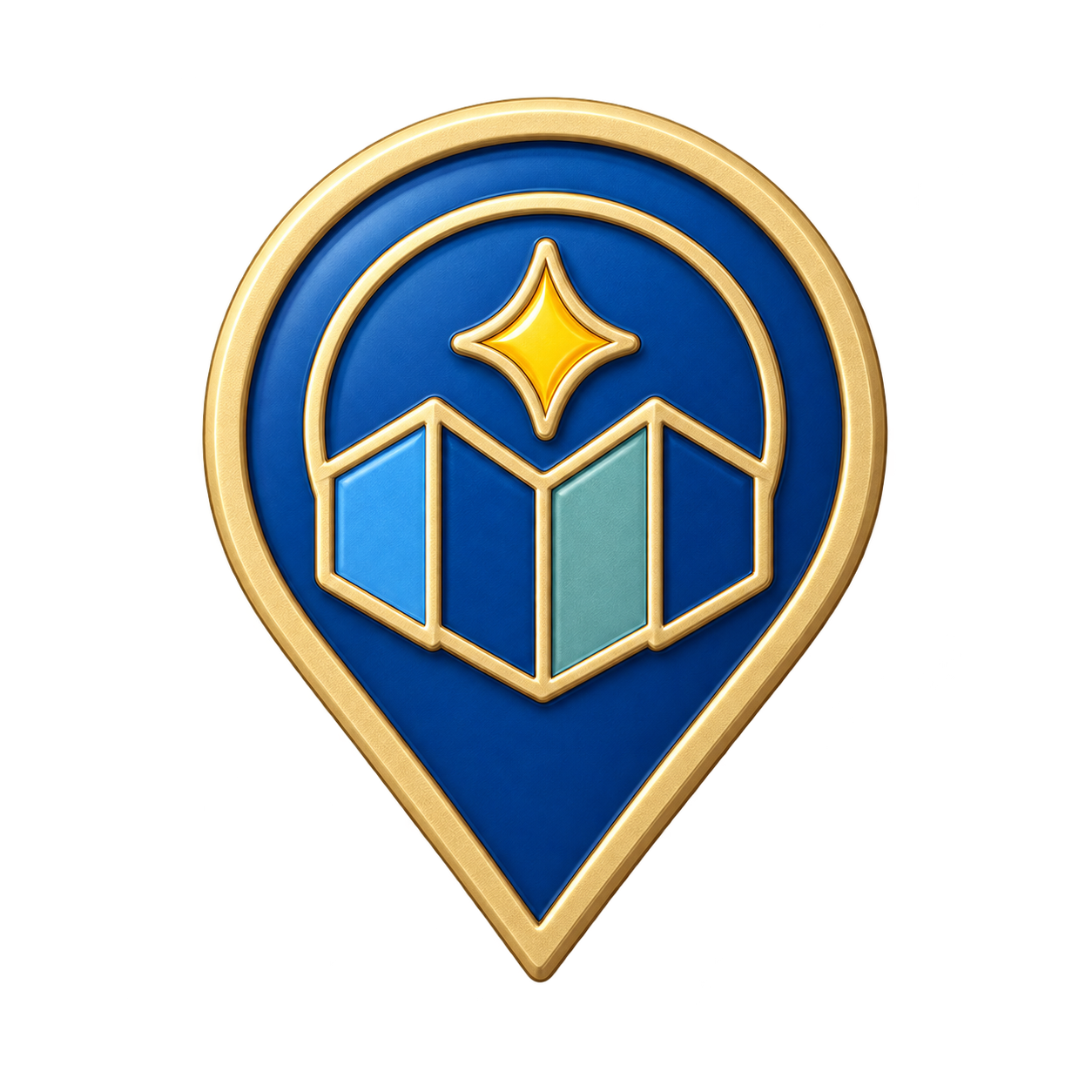 Place discovery medal, front